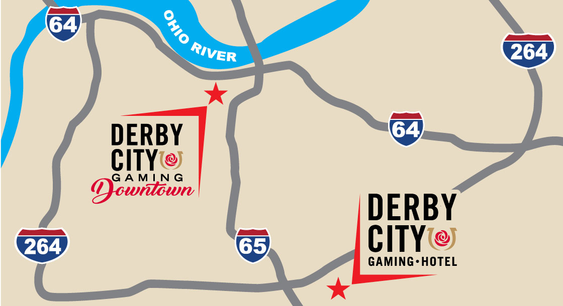 Derby City Gaming Property Map